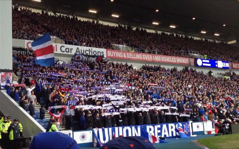 Image for Sevco’s Sanctioned Fan Group Has Crossed A Red Line Civic Scotland Cannot Just Ignore.