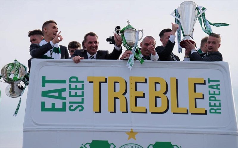 Image for Celtic’s 3Treble Bus Tour Will Remind Certain People What Colours Glasgow Really Is.