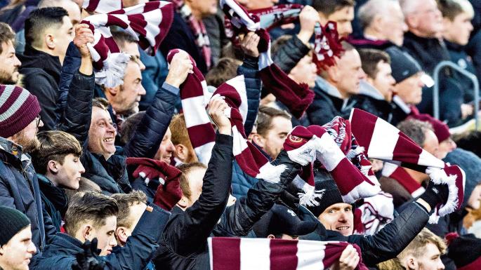 Are A Section Of Fans At Hearts Becoming More Right Wing And Sectarian Than The Crazy Element At Sevco?