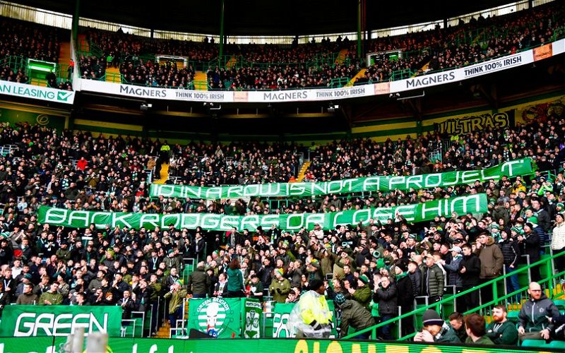 Image for A Routine Win Sees The Green Brigade Make Their Feelings Known To The Board.