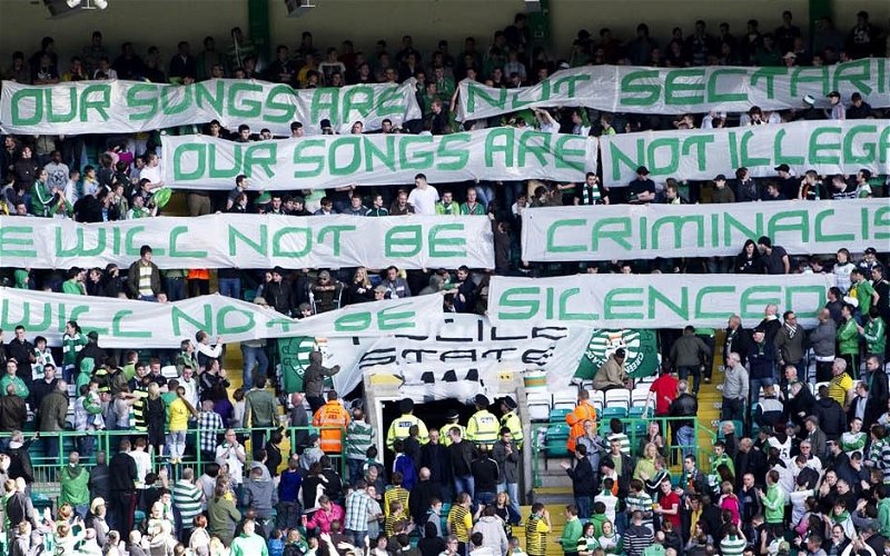 Image for Celtic Fans Must Be Vigilant. Our Enemies Are Watching Us.