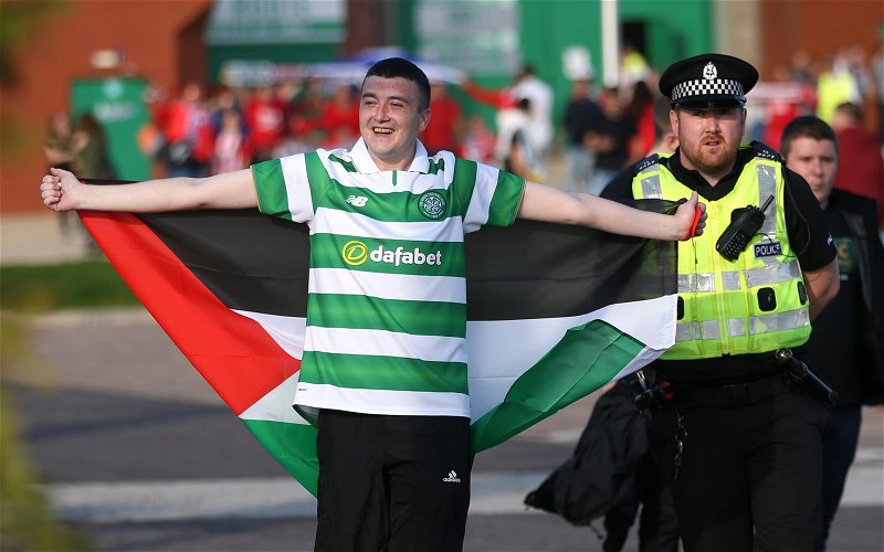 Image for The Palestinian Flag Will Fly Again At Celtic Park Tonight … What A Great Gesture.