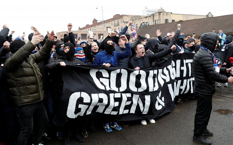 Image for Police Scotland Offer To Be Health And Safety Stewards For Illegal Ibrox March.