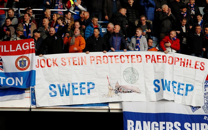 Image for It Is High Time Sevco Fans Put Aside Their Evil Obsession With Child Abuse.