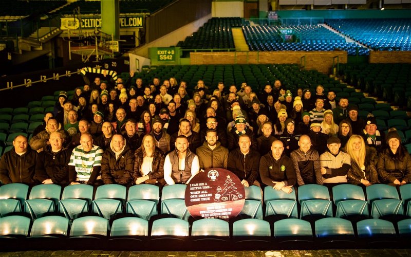 Image for Hail Hail To The Celtic Fans Who Braved The Elements For The Annual Sleep Out.