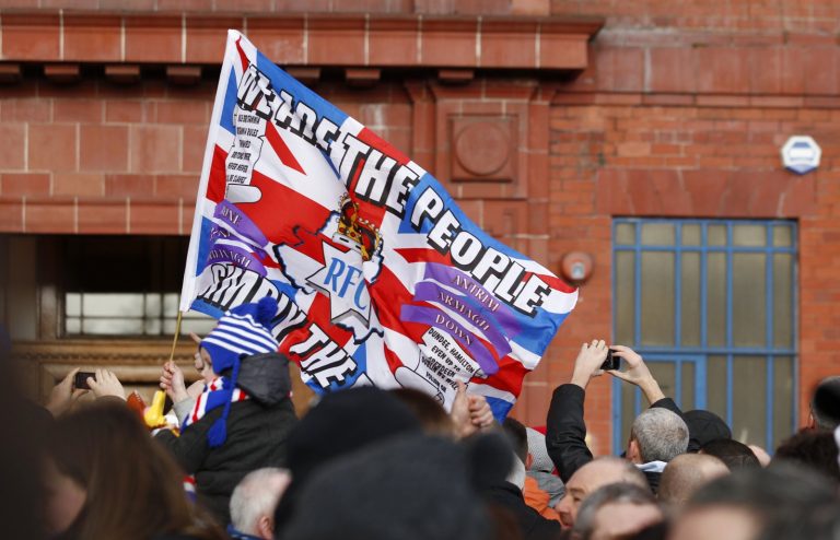 huns bigots ibrox fans peepul