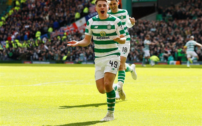 Image for Forrest Is Ten Goals From A Place With The Greats. Celtic Fans Should Honour That.