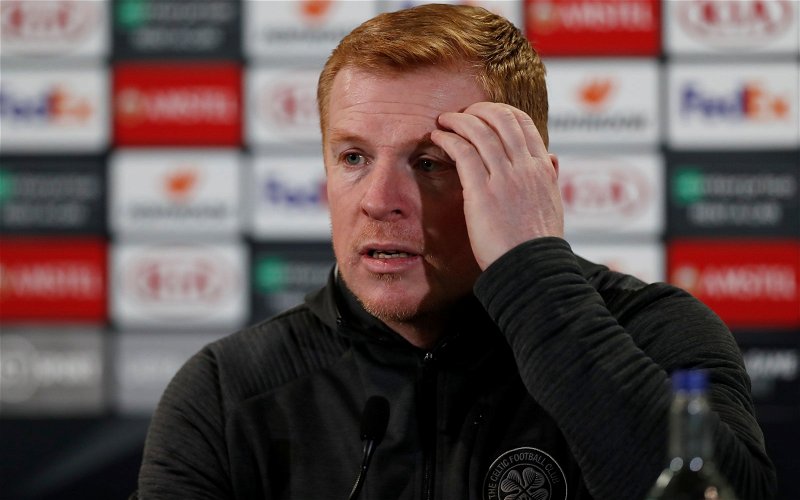 Image for Neil Lennon’s Plays His Usual After Match Tune. It’s The Same One Note Nonsense.