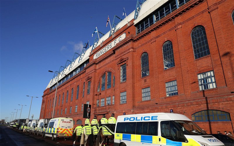 Image for Ibrox’s Fans Are Planning To Break The Law. Police Scotland Can’t Ignore That.