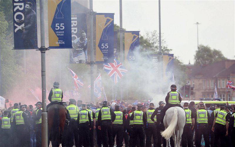 Image for Police Refuse To Act On Account That George Square Lawbreaking Is “Peaceful.”