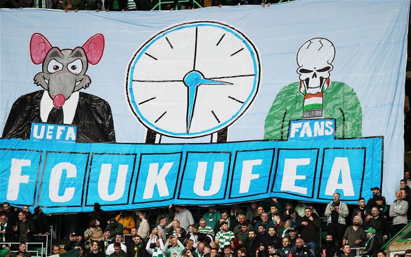 Image for It’s Time Some Celtic Fans Stopped Provoking The Ire of UEFA … And Others.