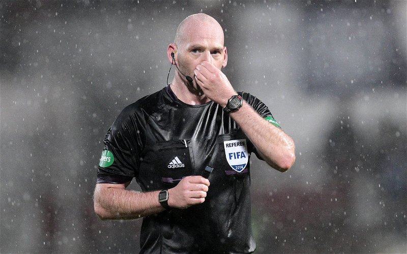 Image for Celtic Must Beware. With Madden Leaving The Worst Ref In Scotland Crown Is Up For Grabs.