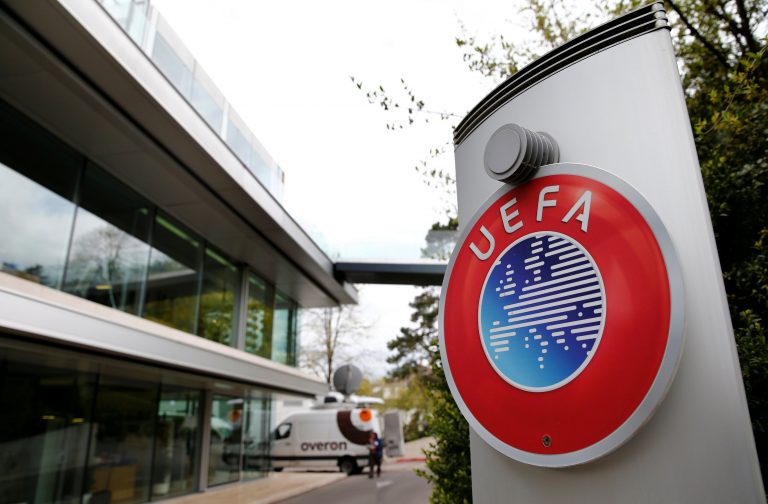 FILE PHOTO: The UEFA headquarters in Nyon
