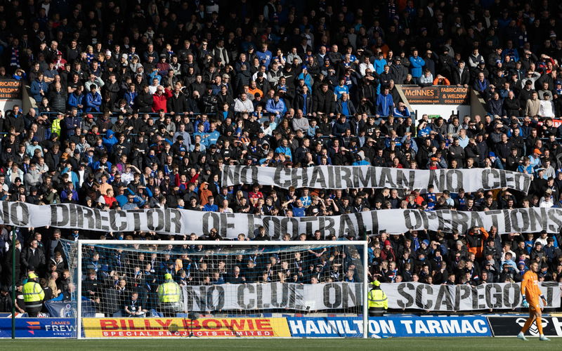Image for Permanent anger and permanent crisis; Ibrox is caught in a revolving door of madness.
