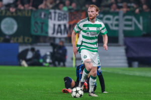 Liam Scales of Celtic FC seen in action during UEFA