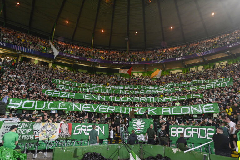 Celtic fans. Proud. Determined. Political.