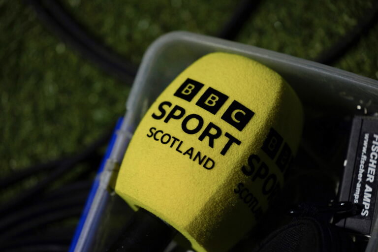 BBC Radio Scotland microphone.