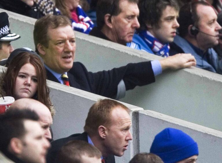 12/02/06 Spl .Rangers V Celtic (0-1).Ibrox - Glasgow .Rangers Chairman David Murray Looks On From The Ibrox Tunnel As The Champions Struggle To Contain Their Old Firm Rivals