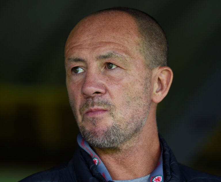 11/07/19 UEFA EUROPA LEAGUE QUALIFIER 1ST ROUND (1ST LEG).CONNAHâ€™S QUAY NOMADS V KILMARNOCK .BELLEVUE STADIUM - RHYL.BBC Sport Scotland pundit Derek Ferguson