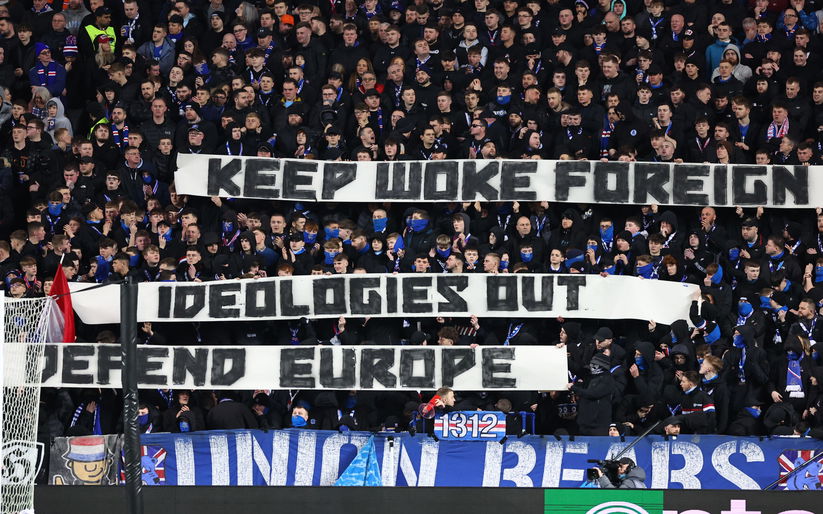 Image for The Ibrox Euro fan banner was appalling. It was also mind-bendingly dumb.