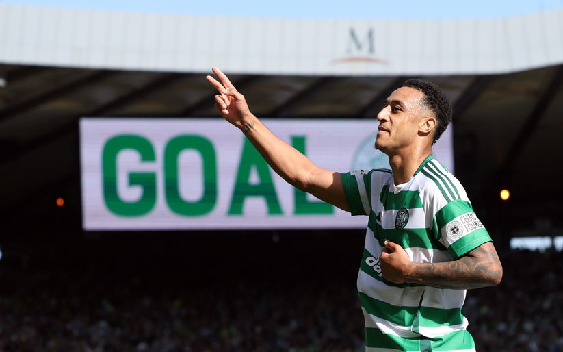 Image for Celtic’s big Irish striker has wrongfooted his critics yet again. Yesterday must have felt good.