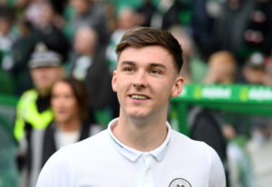 19/05/19 LADBROKES PREMIERSHIP.CELTIC v HEARTS .CELTIC PARK - GLASGOW .CelticÃ•s Kieran Tierney .