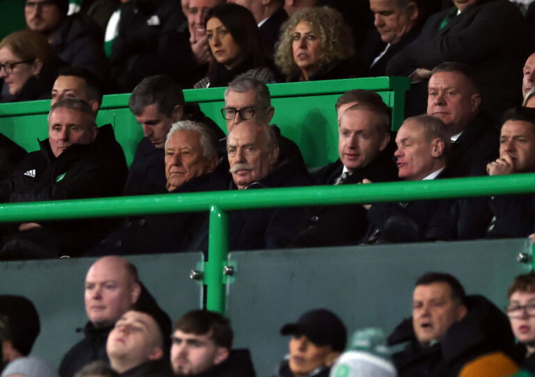 Desmond at a Celtic game for once.