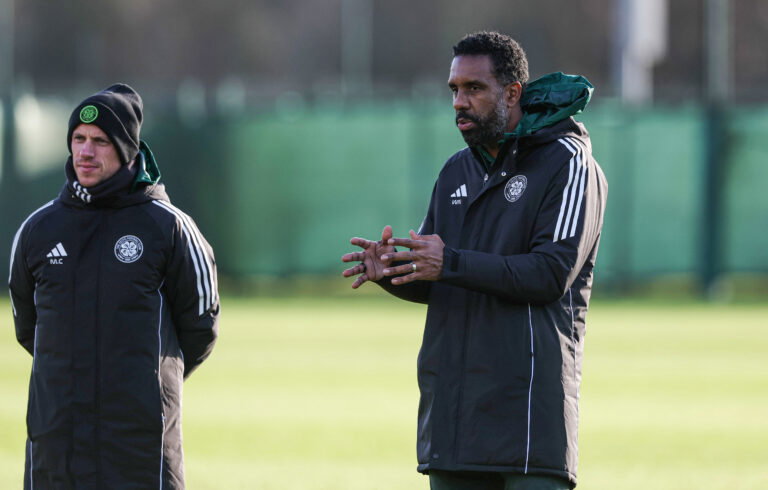 Nancy. The man with Celtic in his hands.