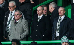 Brian Wilson. Horrible little man who is now Celtic chairman.
