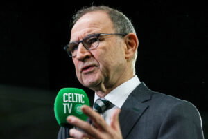 Martin O'Neill, the Celtic boss.