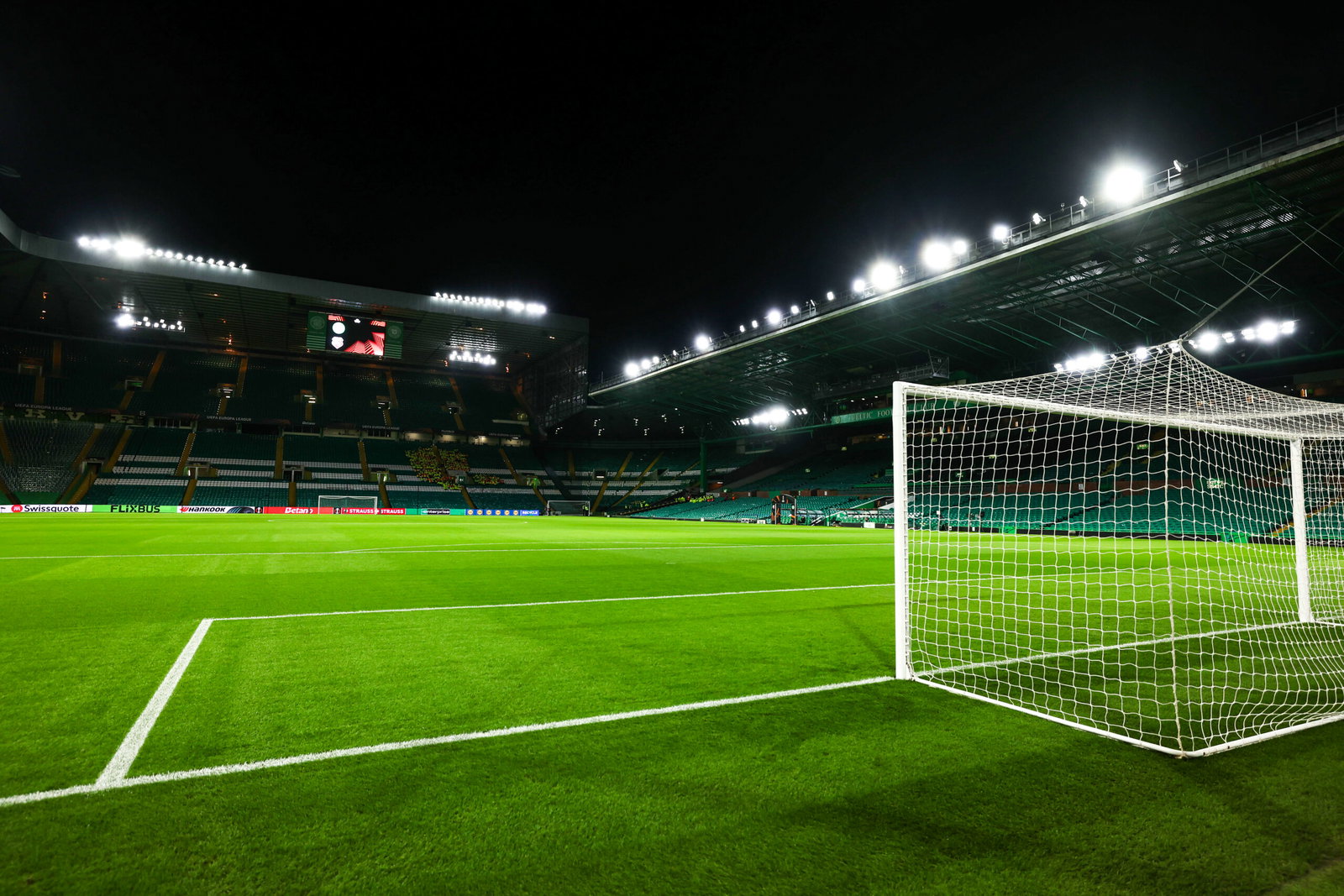 Darkness over Celtic Park.