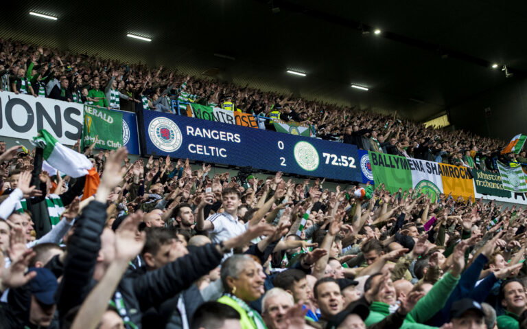 Celtic fans will soon be back at Ibrox. To party.