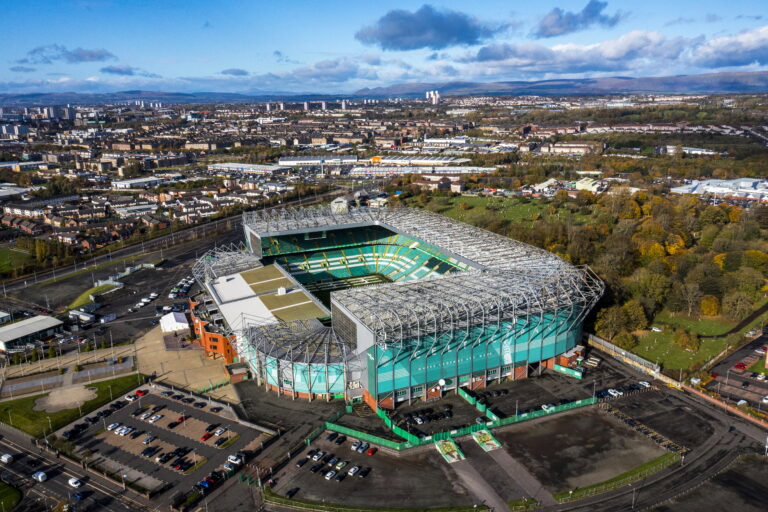 Celtic Park. Still a big place to be a manager.