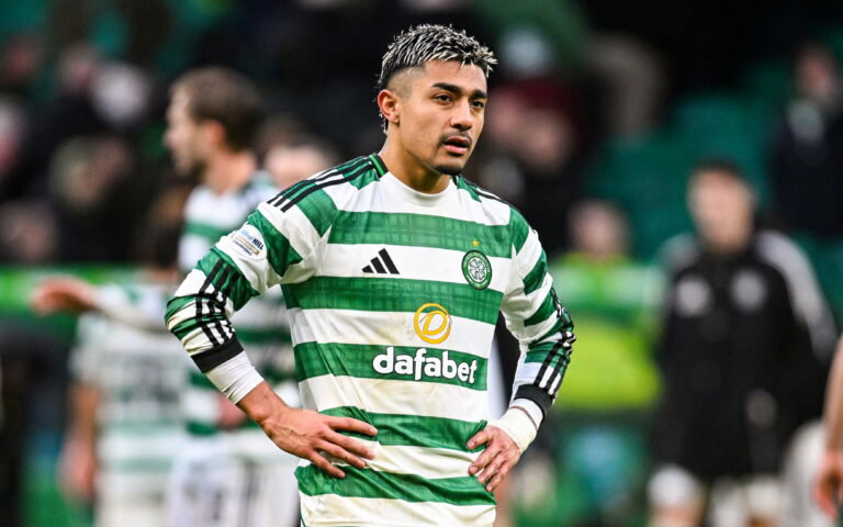 Celtic's on-loan right back looks scunnered as we suffer a real blow in this title race.
