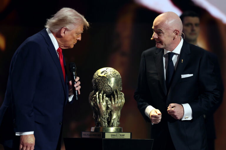 Trump. Infantino. And this ludicrous "peace prize."