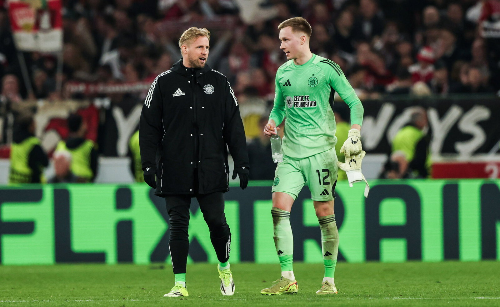 Celtic's two keepers.