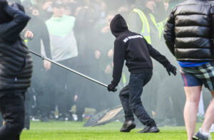 Blaming Celtic fans for that yesterday when Ibrox fans were the aggressors is just not on.