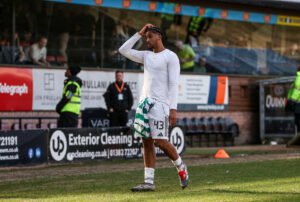 Celtic's players were dejected at the end of the game.