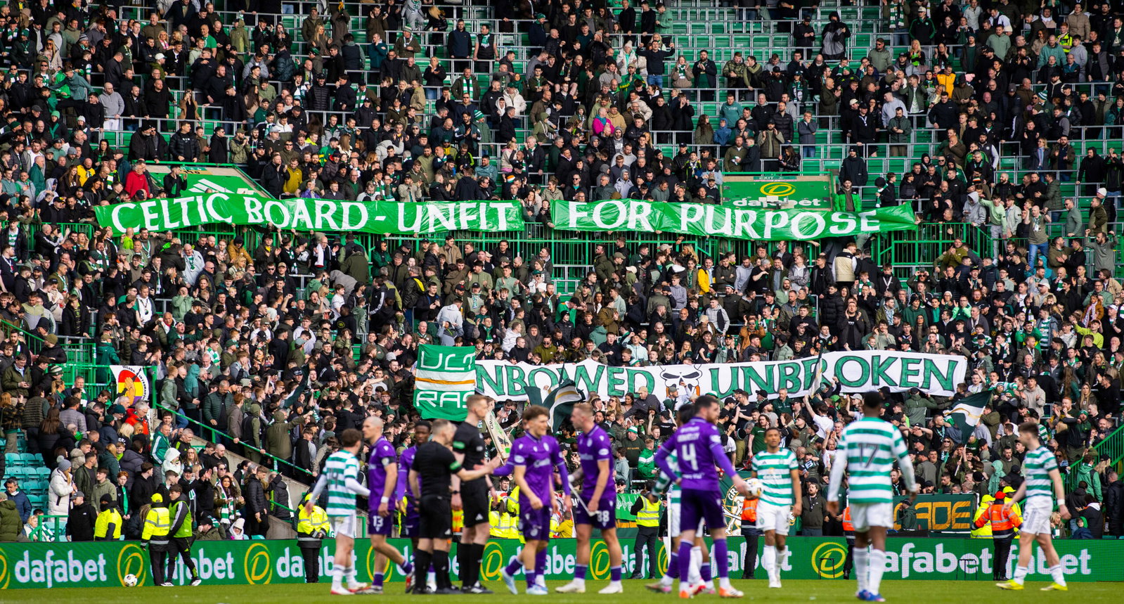 Celtic fans. Celtic supporters have the right to their views.