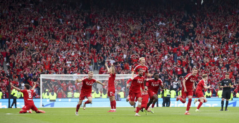 Last season's Scottish Cup Final agony.