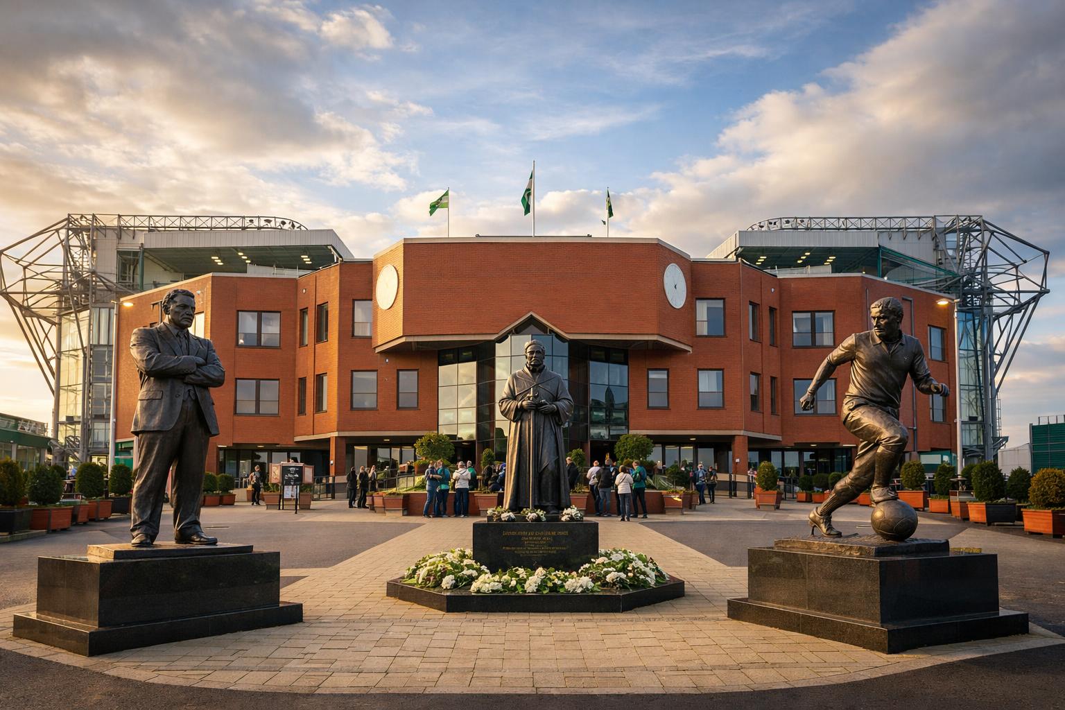 Can we have an image of the front of Celtic Park?