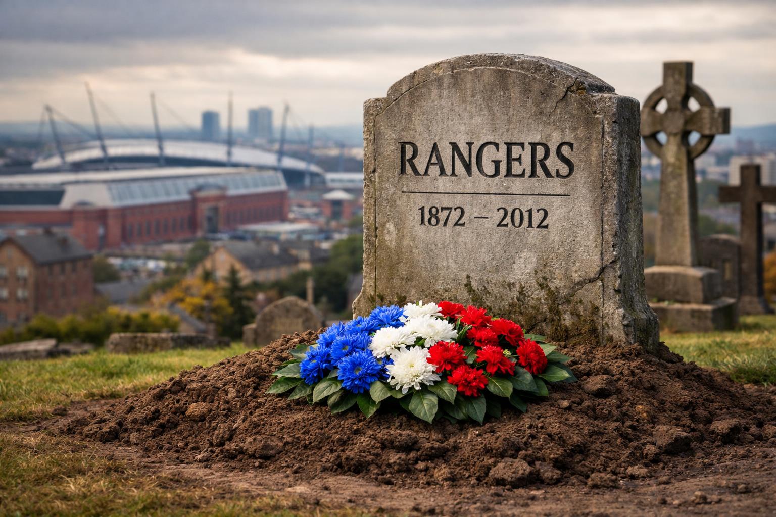 Give me a gravesite for Rangers with the year of their founding and died 2012