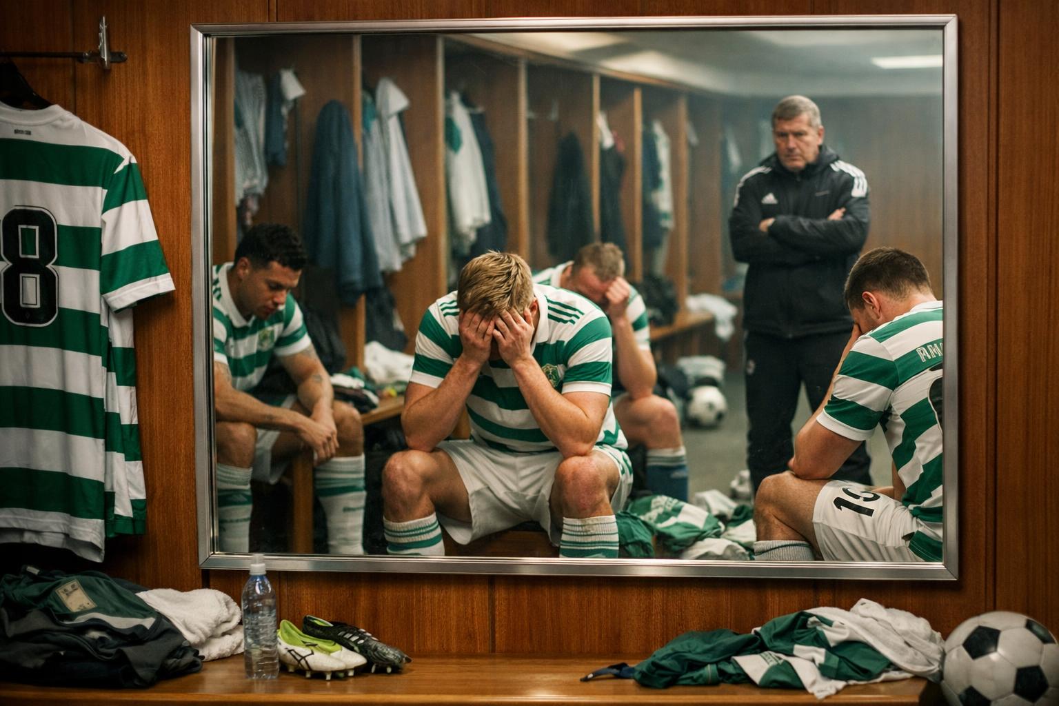 Give me a mirror in the Celtic changing room
