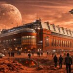 Give me an image of a stadium very like Ibrox