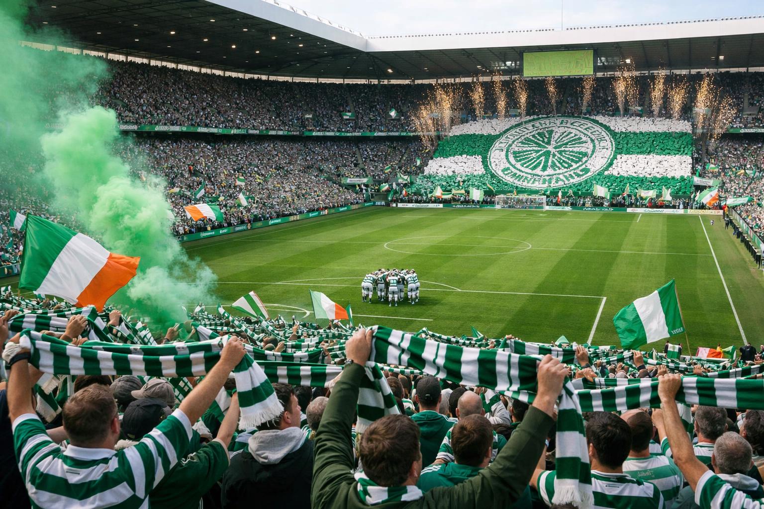 Give me a Celtic Park in celebration without a rival fan in sight