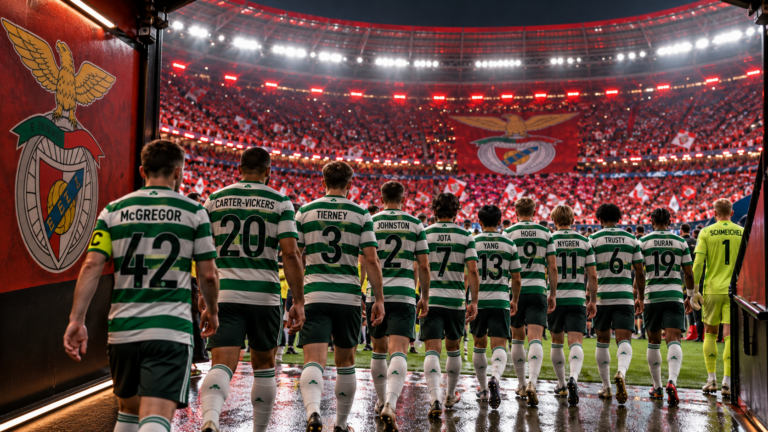Celtic Emerge Beneath the Red Eagle