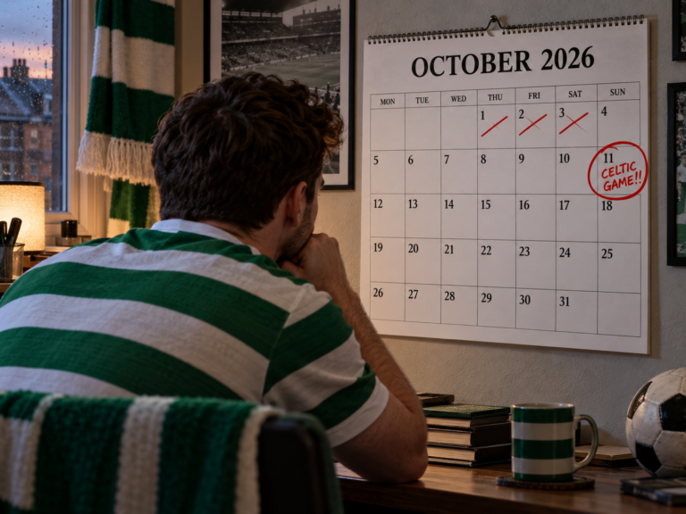 Celtic Game Countdown in the Den
