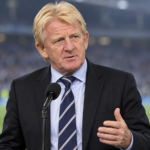 Football Pundit Speaking at Stadium