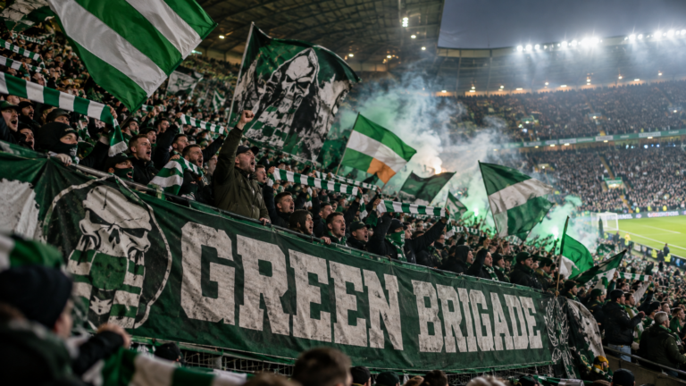 Green Brigade Under the Floodlights