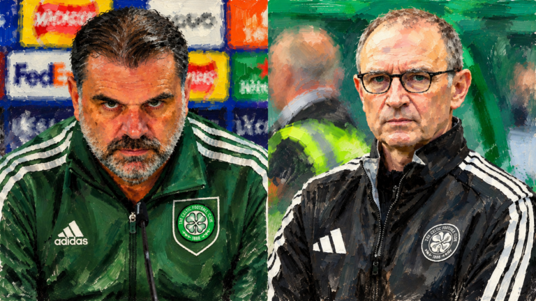Painted Celtic Managers Diptych